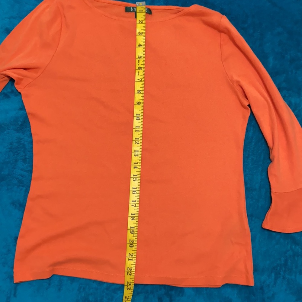 Lauren Ralph Lauren 3/4 Bell Sleeve Pullover - Picture 3 of 5